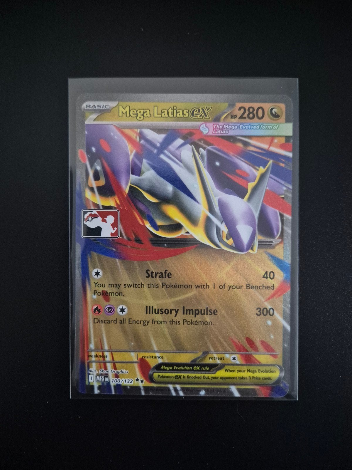 Pokémon Mega Latias ex (PPS8 MEG 100) - NM, Ophalen of Verzenden, Zo goed als nieuw, Losse kaart, Foil