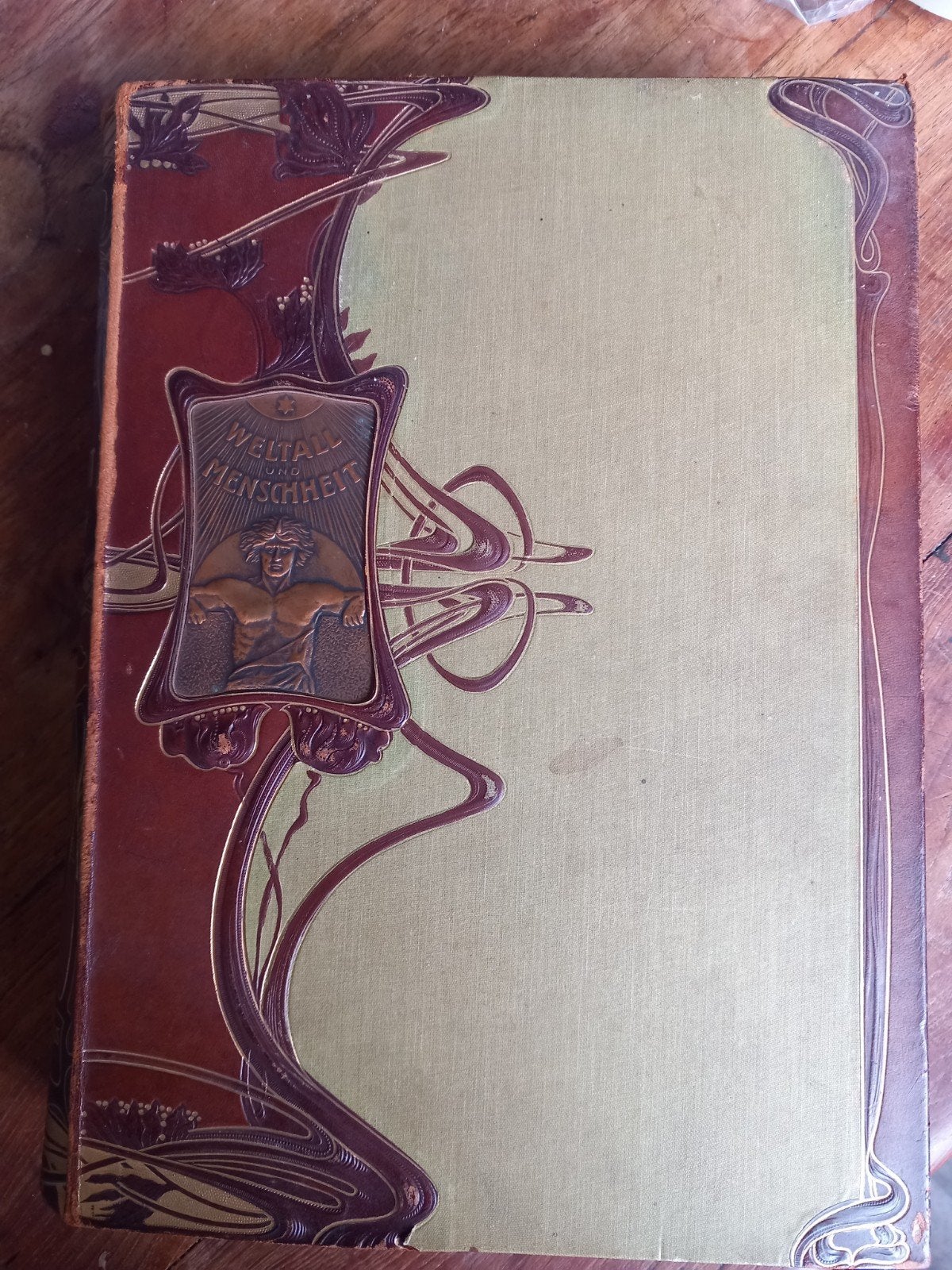 Weltall und Menschheit (1902) Jugenstil element., Boeken, Ophalen of Verzenden, Gelezen, Onbekend, Europa overig