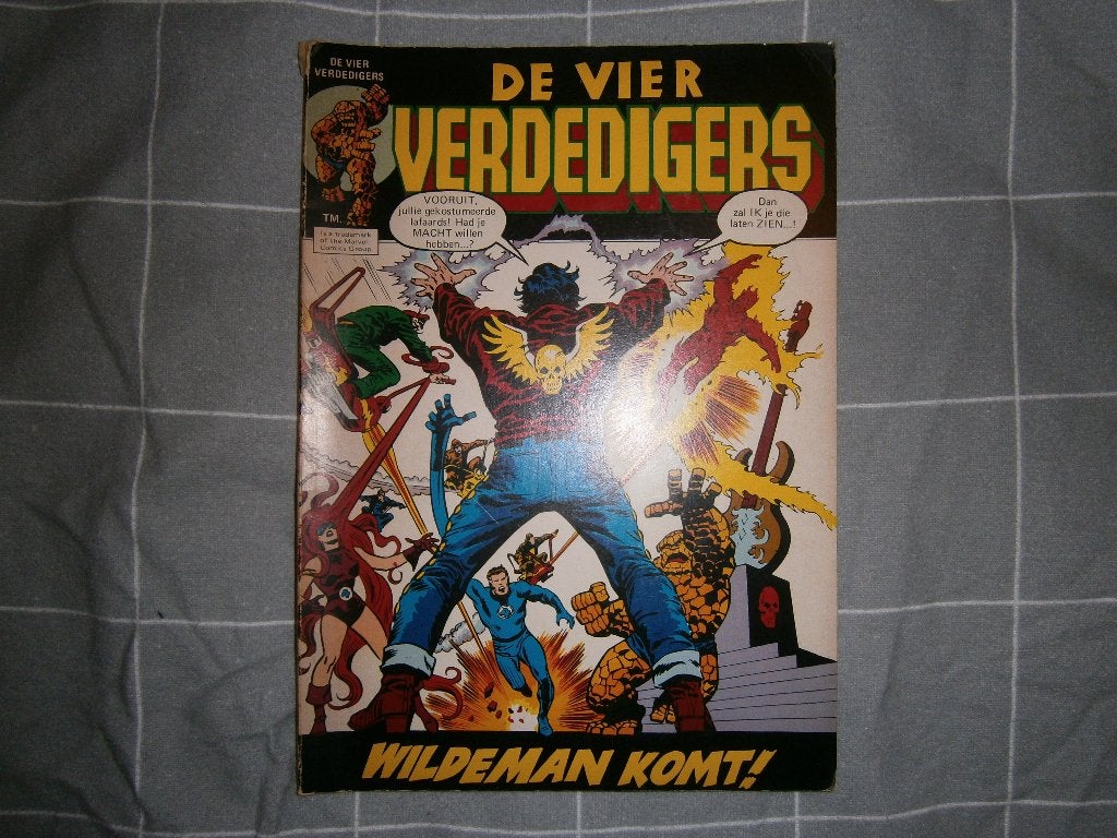 De Vier Verdedigers – Wildeman komt! (Williams, 1974), Boeken, Strips | Comics, Europa, Stan Lee en Roy Thomas, Ophalen, Gelezen
