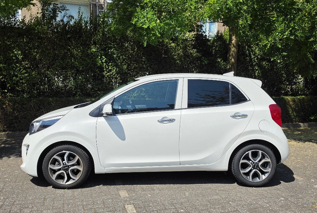 Kia Picanto 1.0 DPi AMT 67pk 4-zits 2023 Wit, Voorwielaandrijving, Stof, 31 €/maand, 4 stoelen