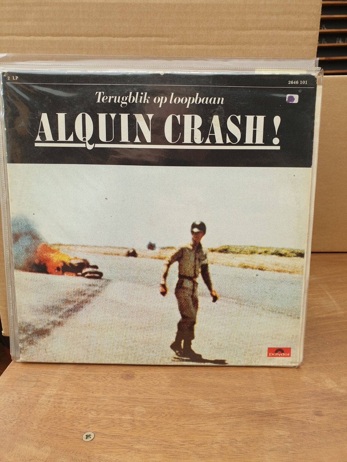 Alquin - Crash! Dubbel lp (1), Ophalen of Verzenden, Gebruikt, 12 inch, Dubbel-LP