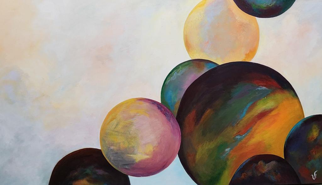 schilderij, Antiek en Kunst, Kunst | Schilderijen | Modern, Ophalen