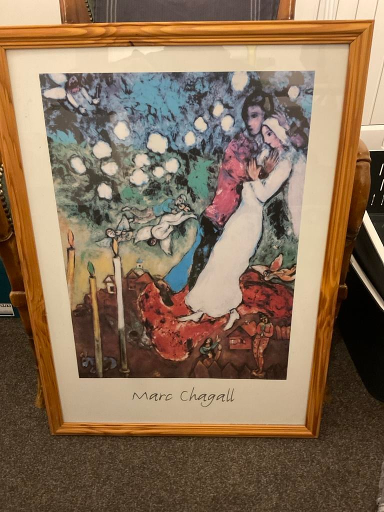 Marc Chagall Ingelijst, Antiek en Kunst, Ophalen