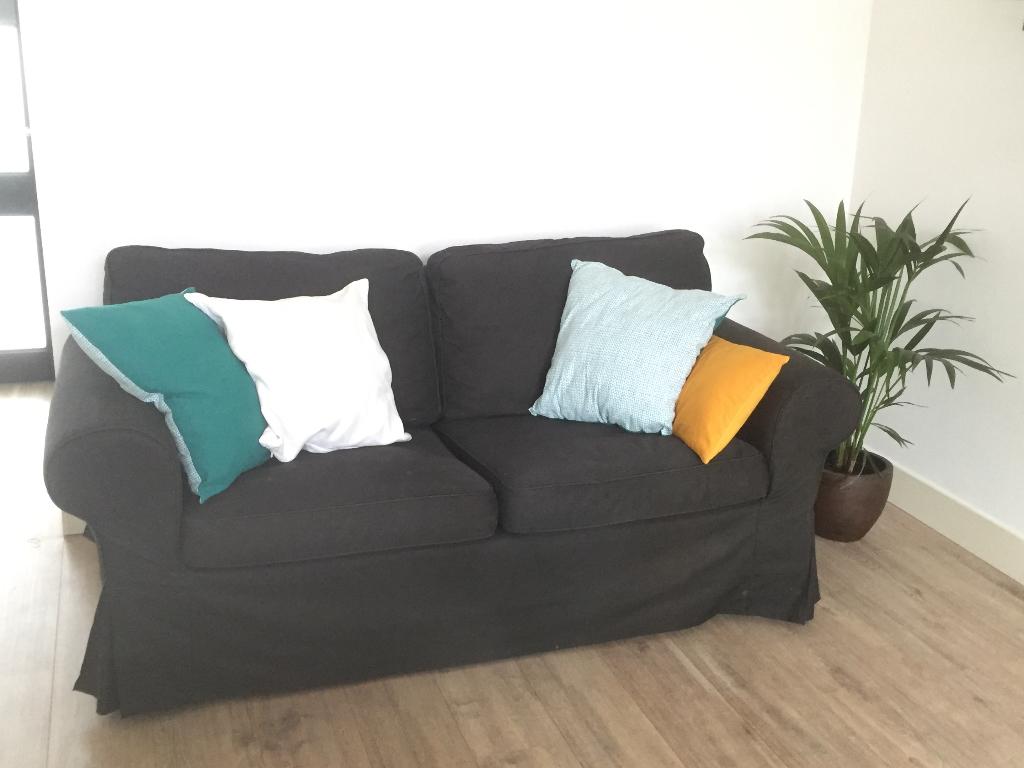 Ikea Ektorp bank, Huis en Inrichting, Ophalen, Gebruikt, Tweepersoons, 75 tot 100 cm