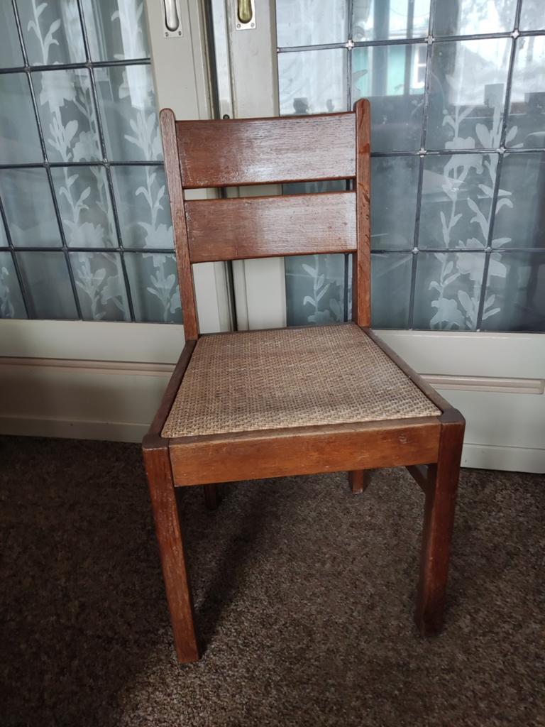 Vintage Eethoekstoel / Stoel, Antiek en Kunst, Antiek | Meubels | Stoelen en Banken, Ophalen