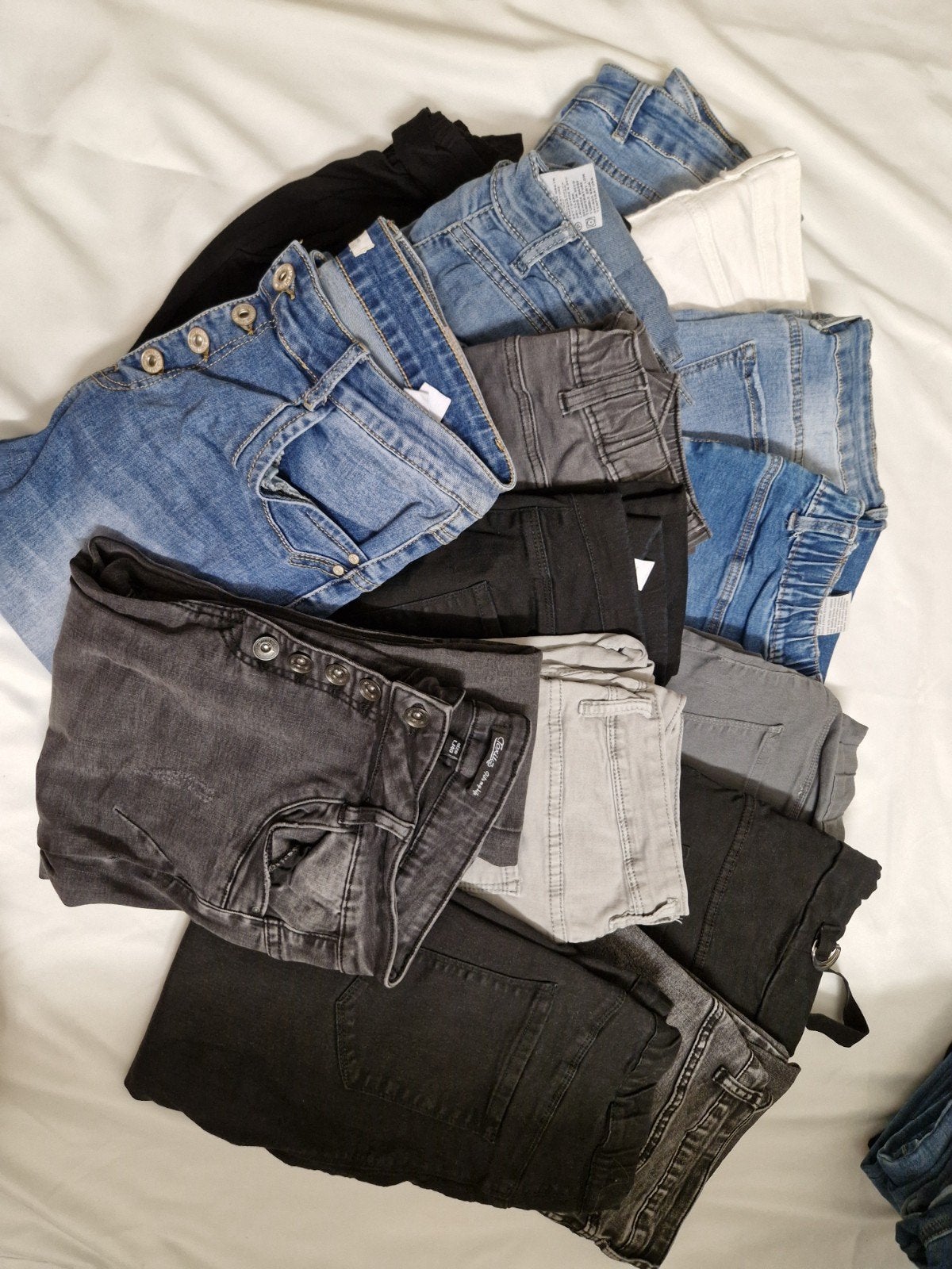 15 spijkerbroeken maat L/40 - Verschillende kleuren, Kleding | Dames, Spijkerbroeken en Jeans, Verschillende merken, Overige kleuren