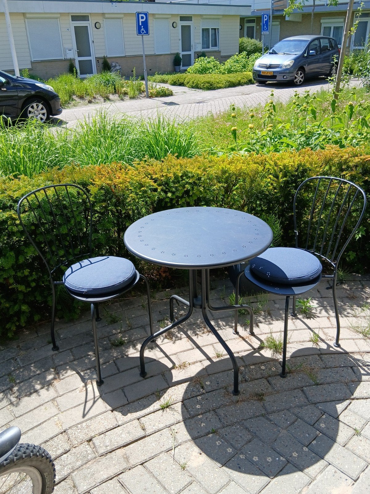 TE KOOP IKEA TUINSTEL LACKO, Tuin en Terras, Ophalen of Verzenden, Overige materialen, 2 zitplaatsen