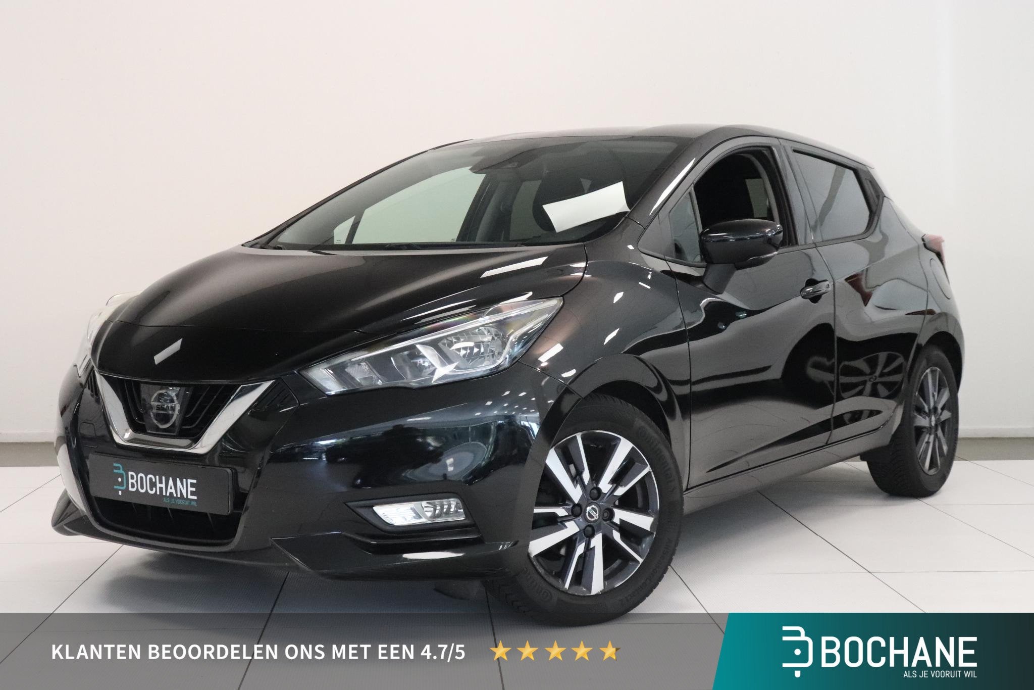 Nissan Micra 0.9 IG-T N-Connecta | Climate control | Parkeer, Voorwielaandrijving, Stof, 525 kg, Met garantie (alle)