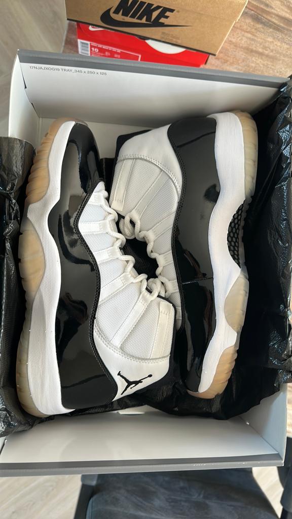 Nike Air Jordan 11 Retro Concord Sneakers Maat 44.5, Ophalen of Verzenden, Nieuw, Zwart, Sneakers of Gympen