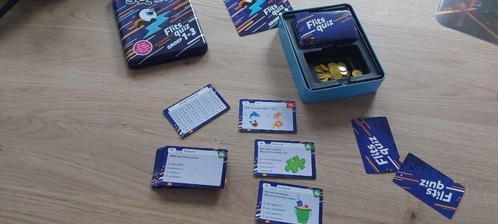 Squla Flits Quiz - groep 1 - 3, Ophalen of Verzenden, Gebruikt, Puzzelen