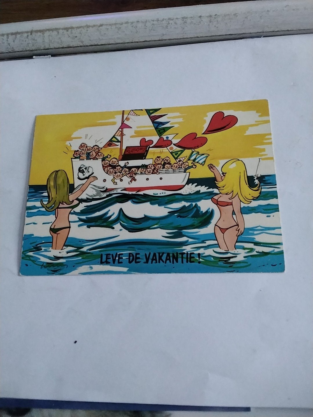 LEVE DE VAKANTIE. -   WILLY, Verzamelen, Ansichtkaarten | Themakaarten, Ophalen of Verzenden, 1940 tot 1960