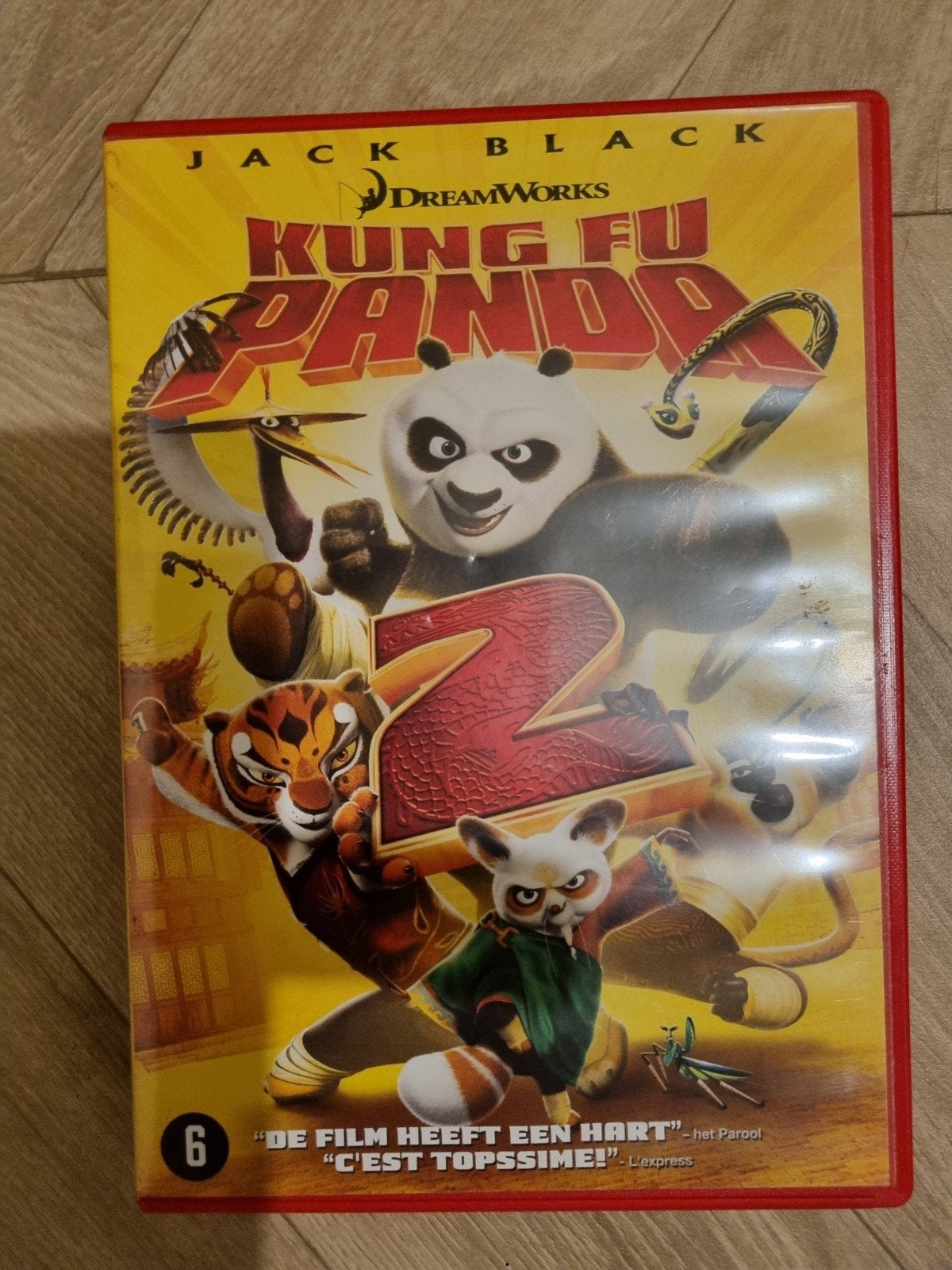 dvd film kung fu panda 2 animatie, Animatie, Amerikaans, Zo goed als nieuw, Vanaf 6 jaar