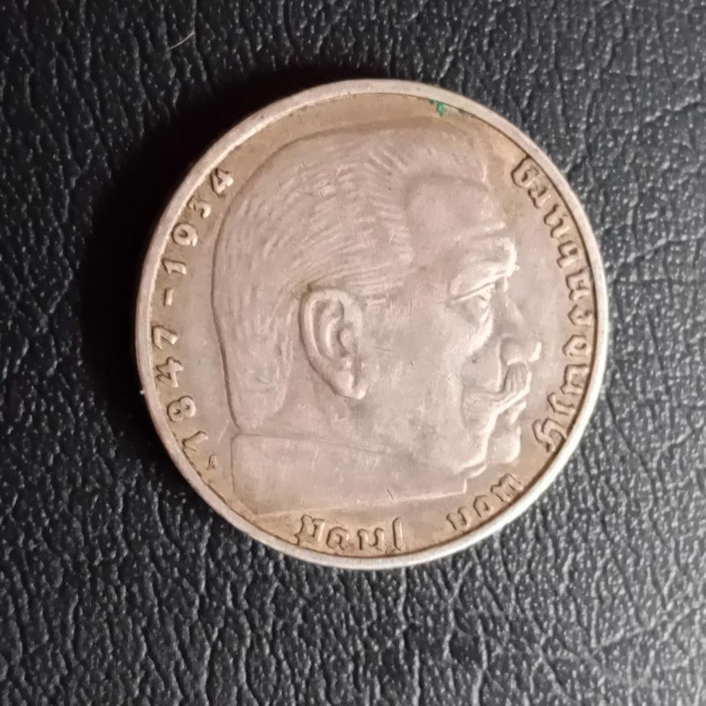 2 Reichsmark uit 1939 Deutschland Zilver, Ophalen of Verzenden, Zilver