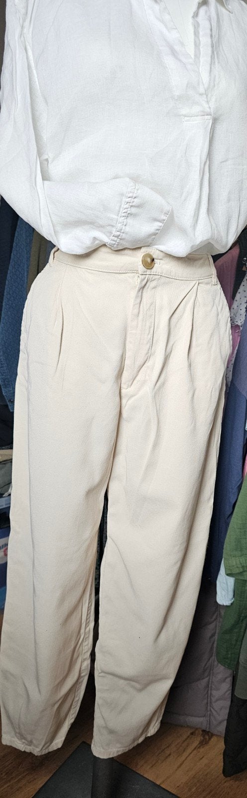 Massimo Dutti Beige Broek Maat 40, Kleding | Dames, Broeken en Pantalons, Maat 38/40 (M), Massimo Dutti, Beige, Ophalen of Verzenden