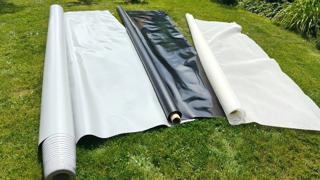 Restpartij Bisonyl: brandvertragend grijs + gaasdoek + zwart, Ophalen, Nieuw, 15 m² of meer, Doek