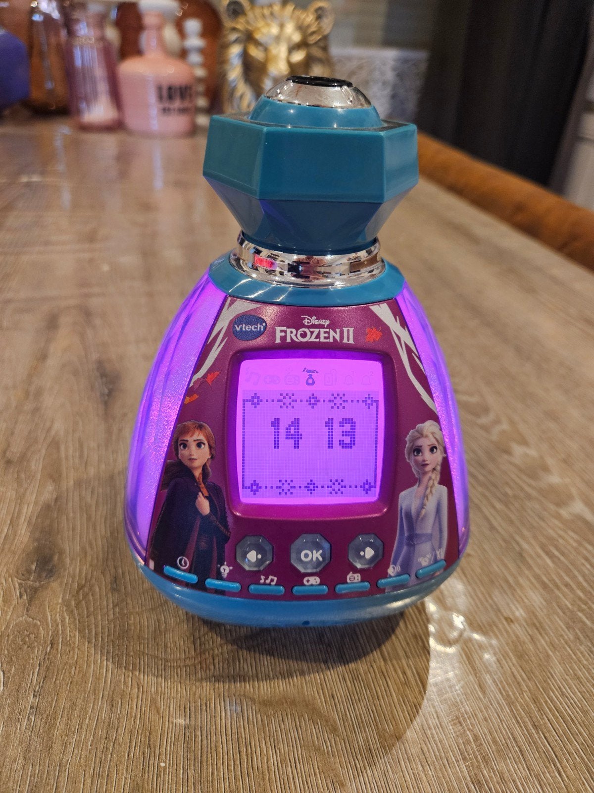 VTech Disney Frozen II Magische Projector Wekker, Ophalen of Verzenden, Zo goed als nieuw, 4 tot 6 jaar