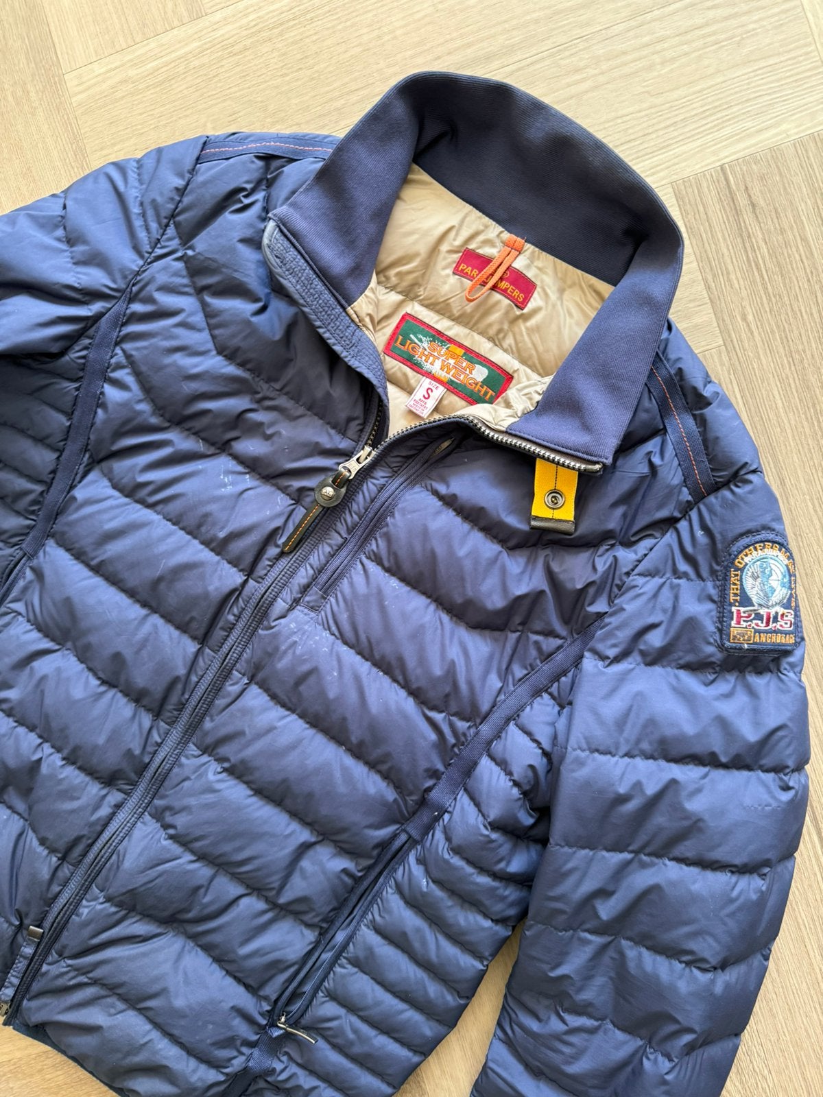 Parajumpers puffer jas blauw S, Ophalen of Verzenden, Gedragen, Blauw