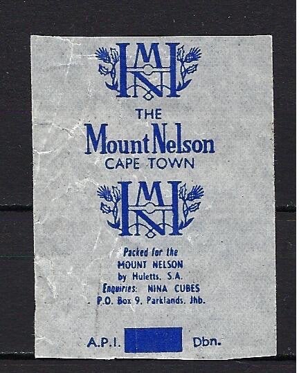 345 Zuid-Afrika, Cape Town the MOUNT NELSON, Ophalen of Verzenden, Buitenland