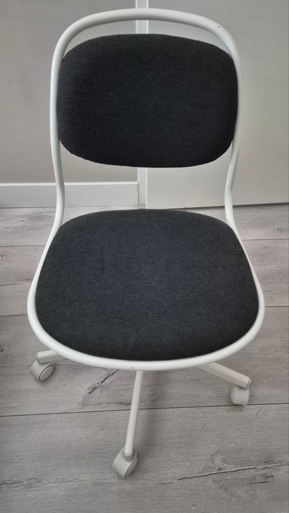 IKEA ÖRFJÄLL Bureaustoel - Wit/Antraciet, Ophalen, Gebruikt, Wit, Bureaustoel
