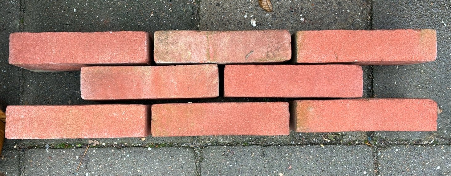 92 Nieuwe Wienerberger Metselstenen 20x5x10, Ophalen, Nieuw, Bakstenen