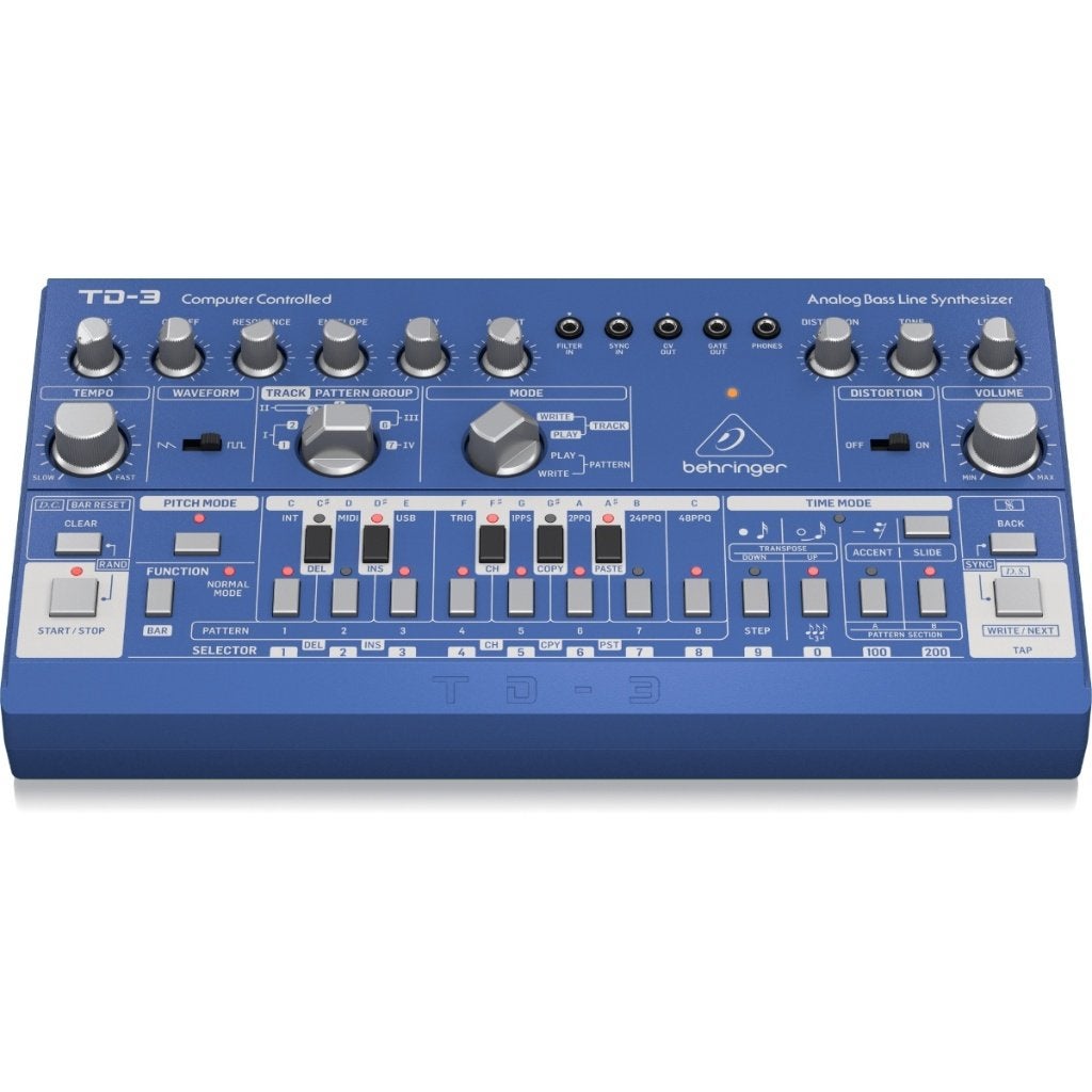 Behringer TD-3-BU Analog Bass Line Synthesizer, ., Nieuw, Ophalen of Verzenden, .