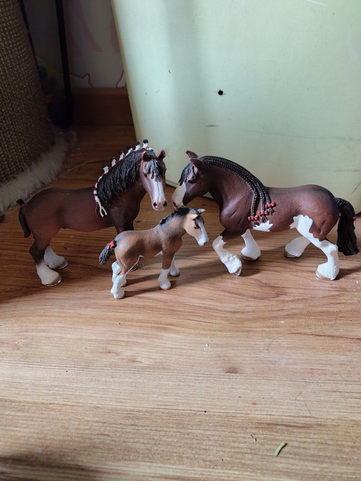 schleich shires, Verzamelen, Ophalen of Verzenden, Zo goed als nieuw, Paard, Beeldje of Figuurtje