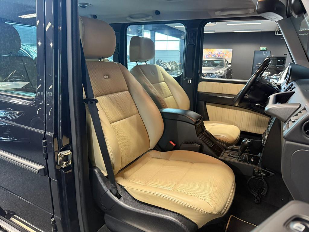 Mercedes-Benz G-klasse 500 V8|PANO|LEER|CAMERA|TREKHAAK|MEMO, Auto's, Mercedes-Benz, 12 maanden, Gebruikt, 8 cilinders, Zwart
