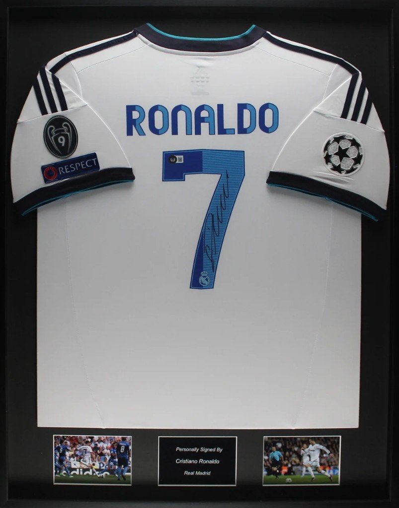 Cristiano Ronaldo Real Madrid 12/13 gesigneerd thuis shirt, Buitenlandse clubs, Soccersignings.nl, Shirt, Nieuw