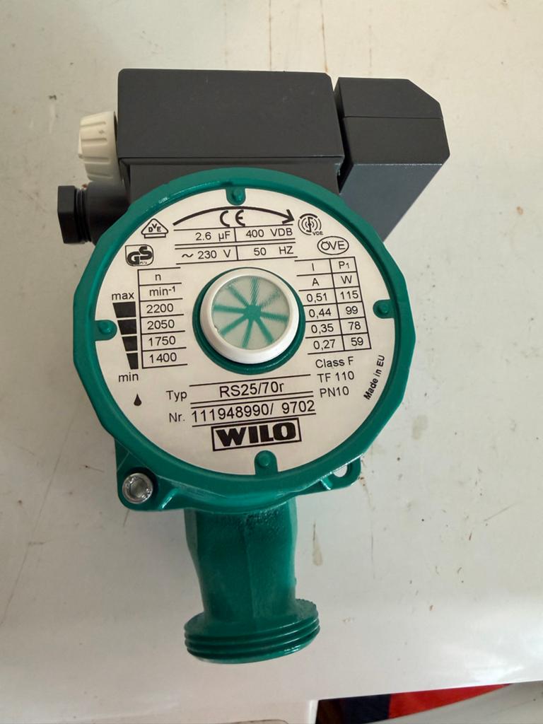 Nieuwe Wilo Spar-Wilo RS25/70r Waterpomp, Ophalen of Verzenden, Nieuw, Elektrisch, Overige typen