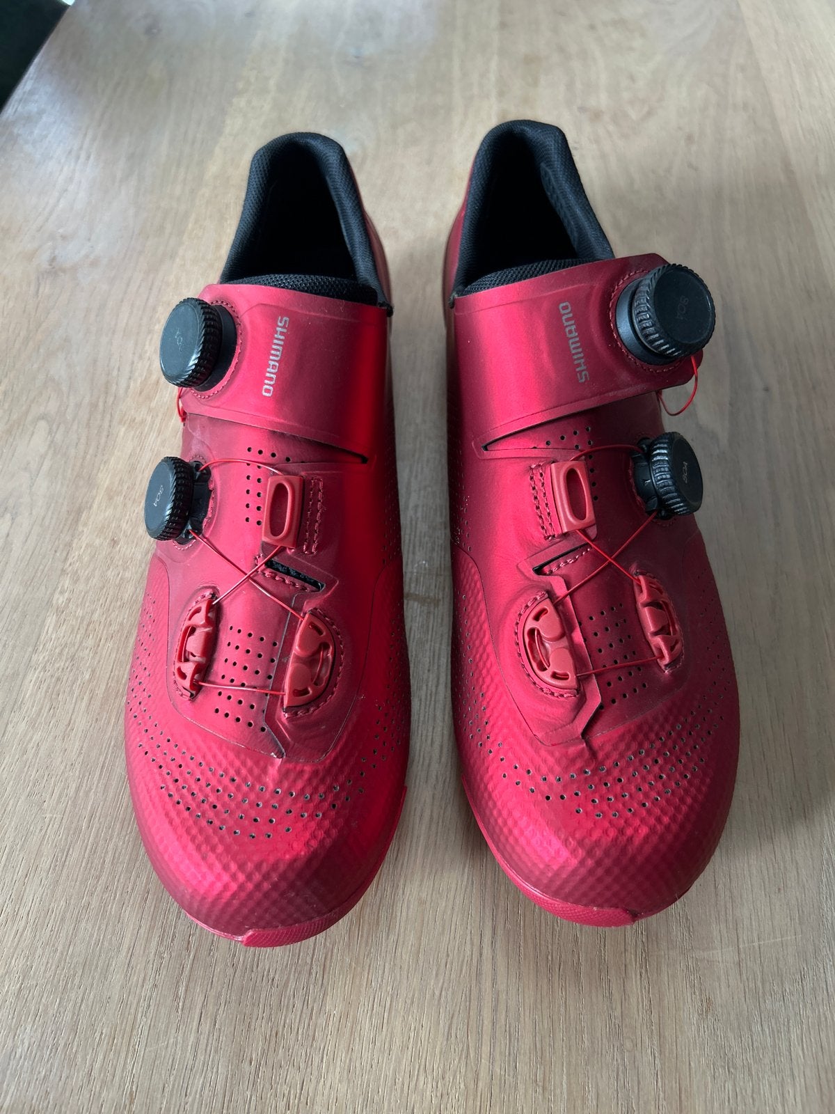 Shimano S-Phyre RC902 racefiets schoenen rood maat 45, Ophalen of Verzenden, Zo goed als nieuw, Kleding