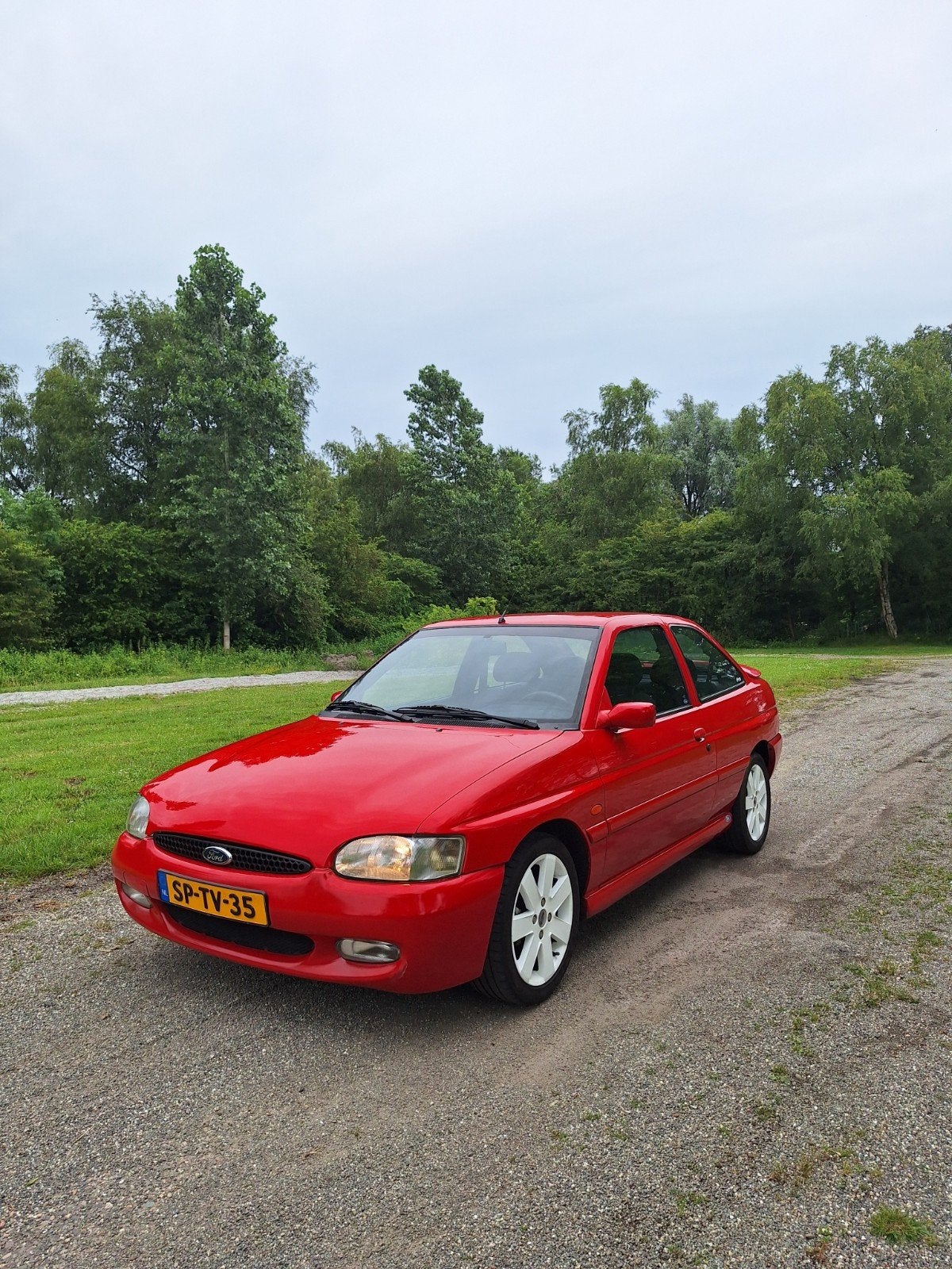 Ford Escort 1.6 I 1998 Rood, Auto's, Ford, Particulier, Escort, Airbags, Airconditioning, Alarm, Centrale vergrendeling, Elektrische buitenspiegels