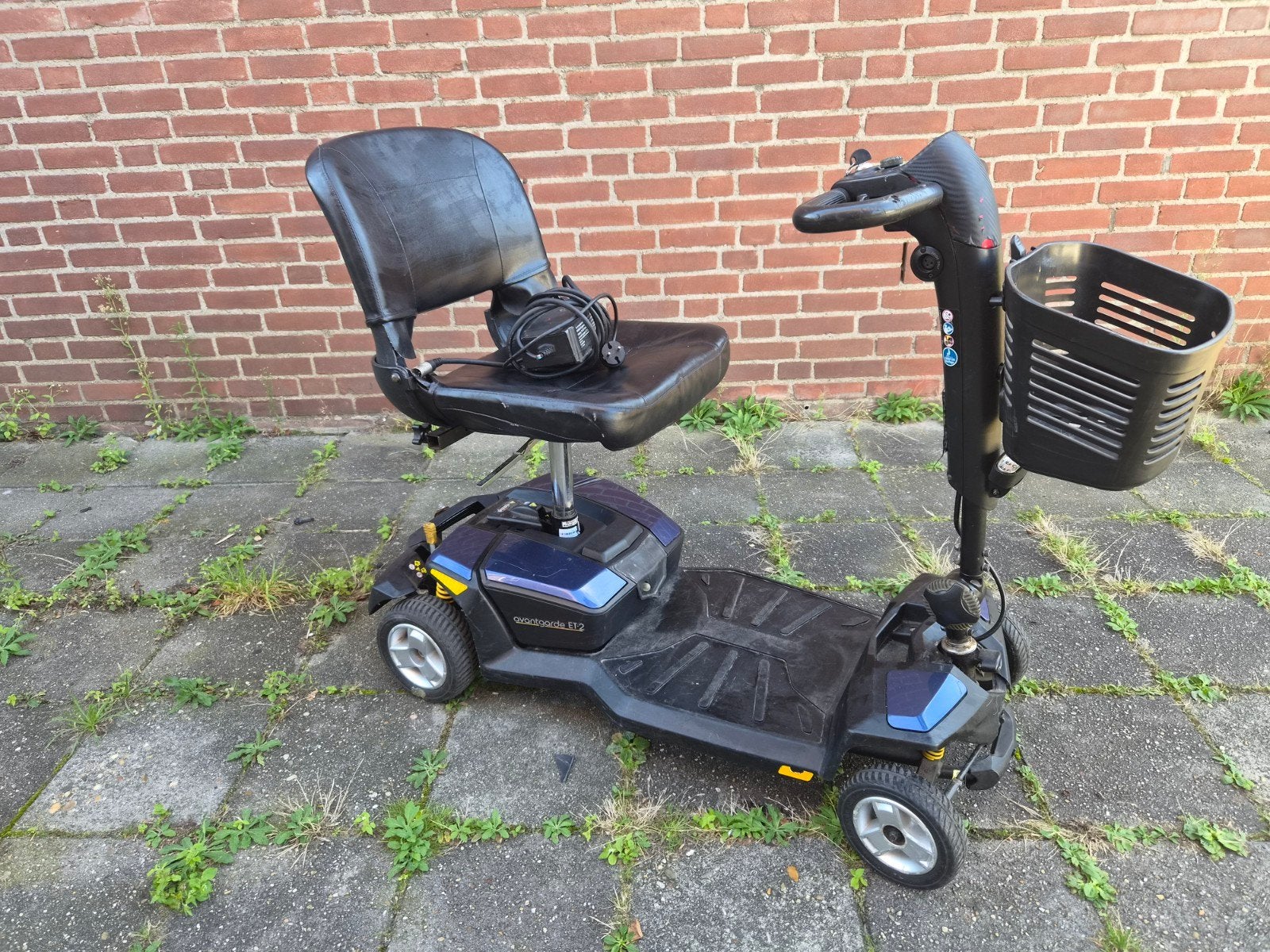 Opvouwbare scootmobiel met  nieuwe accu, Ophalen of Verzenden, Gebruikt