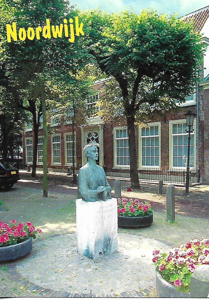 Noordwijk- -Standbeeld Henriëtte Roland Holst., Verzenden, 1980 tot heden, Gelopen, Zuid-Holland