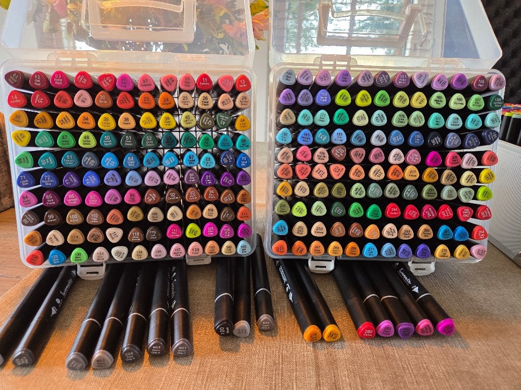 257 alcoholmarkers van Decomtime, Ophalen of Verzenden, Zo goed als nieuw, Potlood of Stift