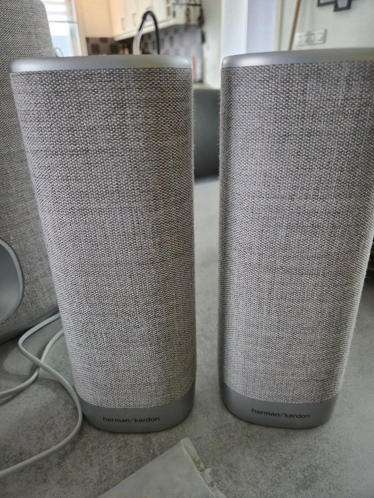 Harman kardon surround speakers en sub, Gebruikt, Subwoofer, Minder dan 60 watt, Ophalen