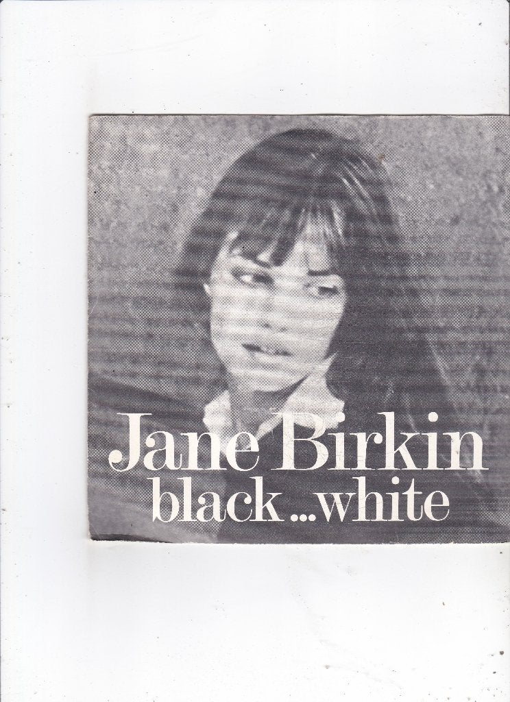 7" Single Jane Birkin - Black.....White, Ophalen of Verzenden, Gebruikt, Pop