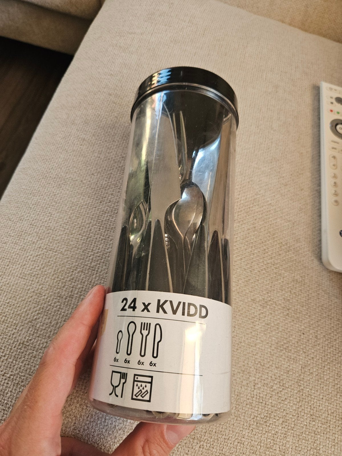 IKEA KVIDD Bestekset 24-delig - Nieuw in verpakking, Ophalen, Bestekset, Overige typen, Rvs of Chroom
