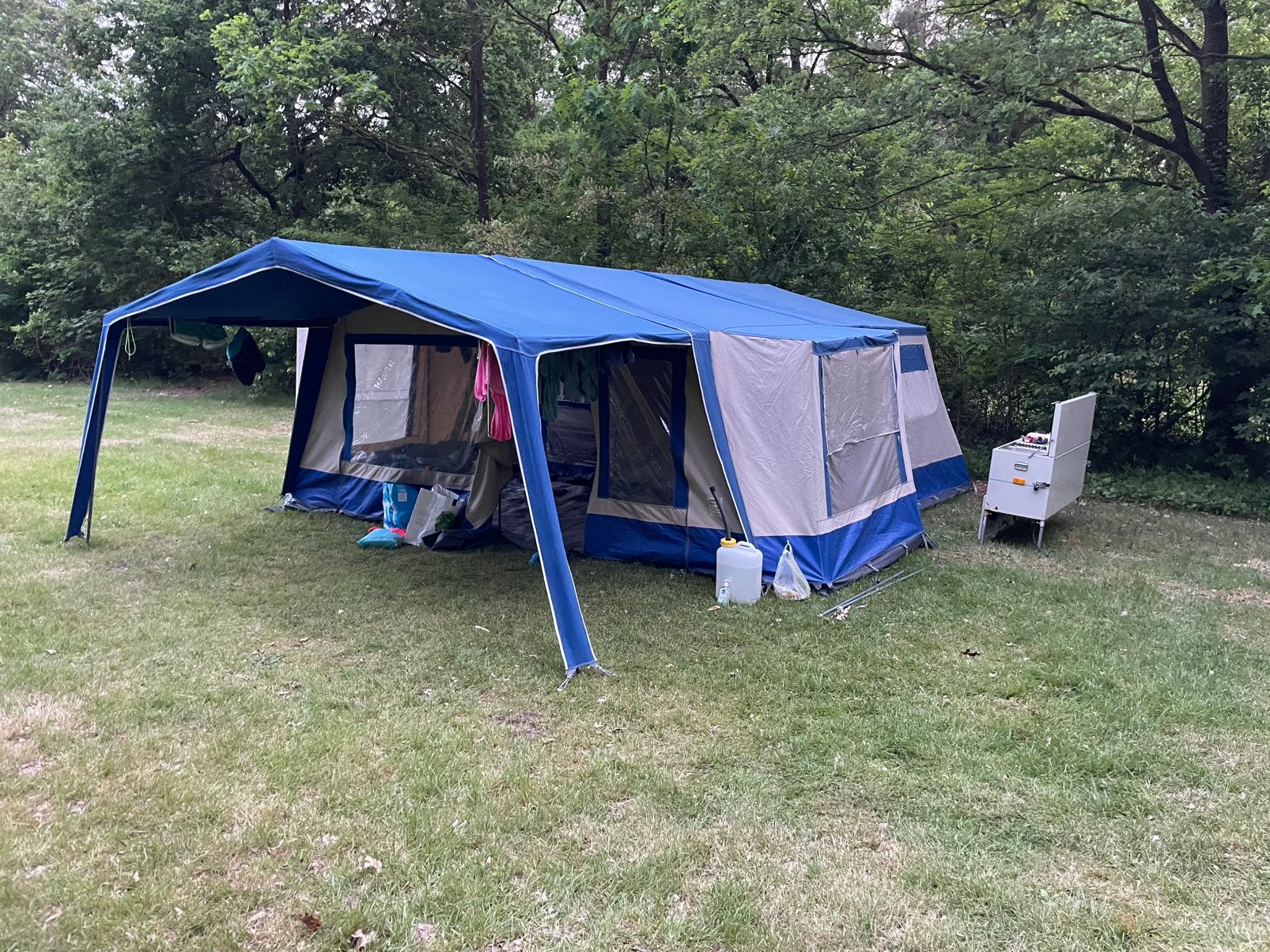 Te koop: Vouwwagen Roadmaster Family S, Blauw, Aanwezig, Tot en met 6, Ophalen