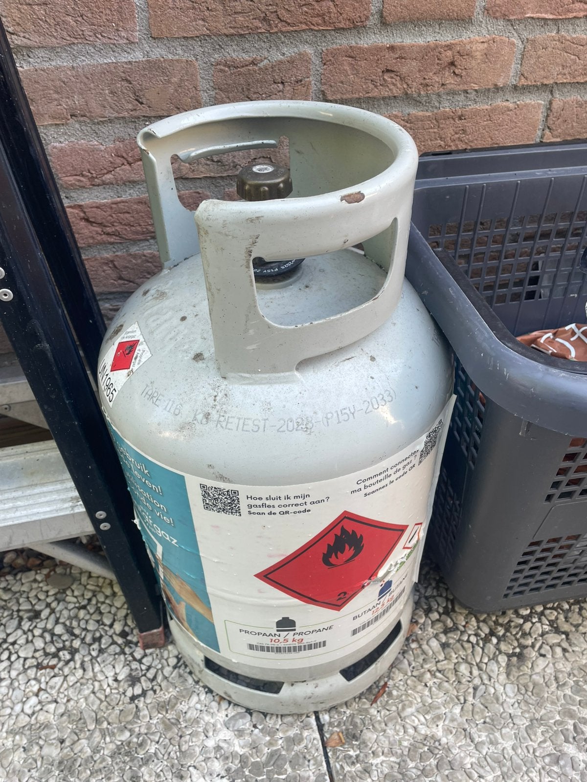 Nieuwe volle gasfles 10 kg bbq of caravan, Caravans en Kamperen, Kampeeraccessoires, Ophalen, Nieuw