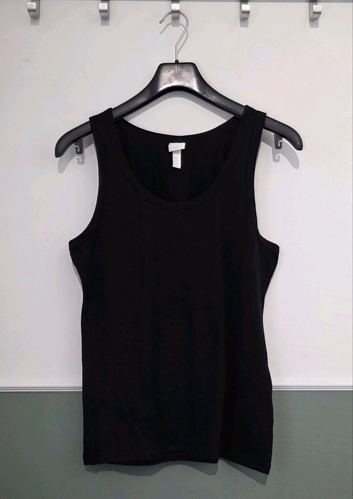 Dames H&M Basics hemd top mouwloos maat L zwart, Kleding | Dames, Maat 38/40 (M), H&M, Zwart, Ophalen of Verzenden