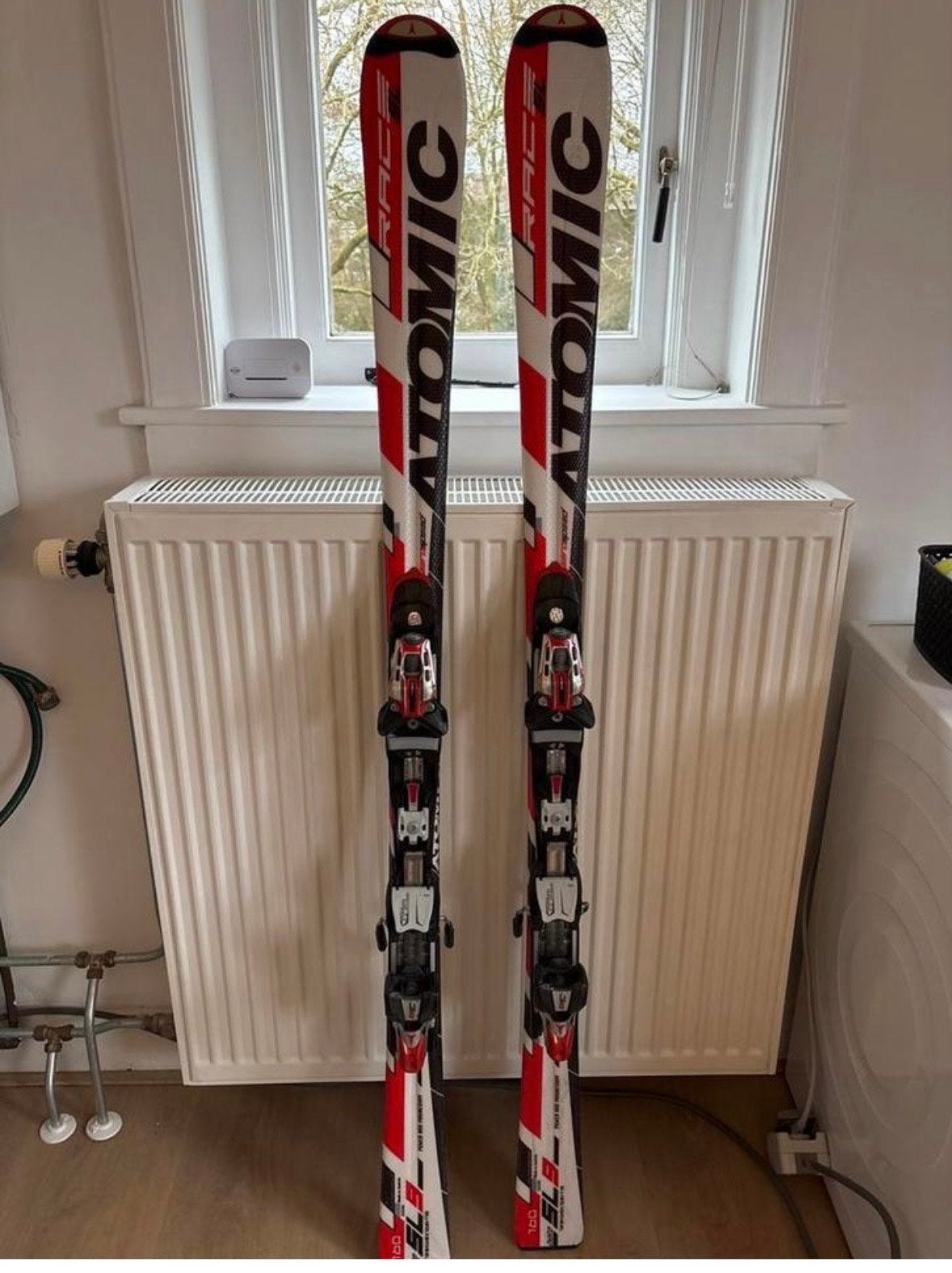 Atomic Race SL 160 cm ski's met bindingen, Ophalen, 140 tot 160 cm, Gebruikt, Carve