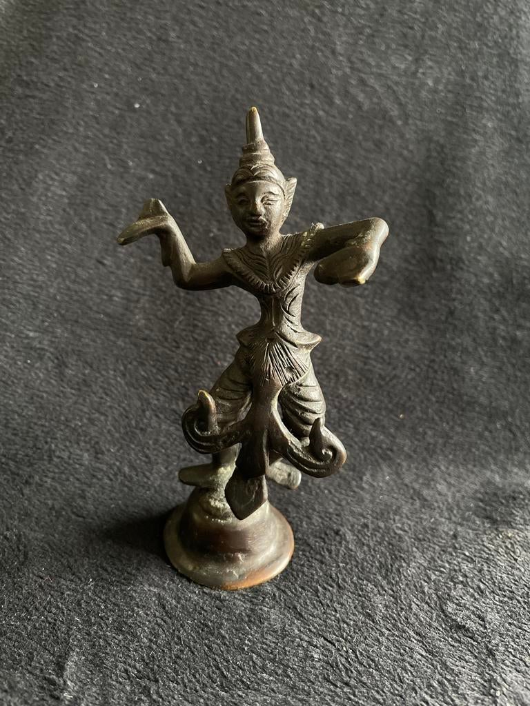 Bronzen beeldje van danseres, Ophalen of Verzenden