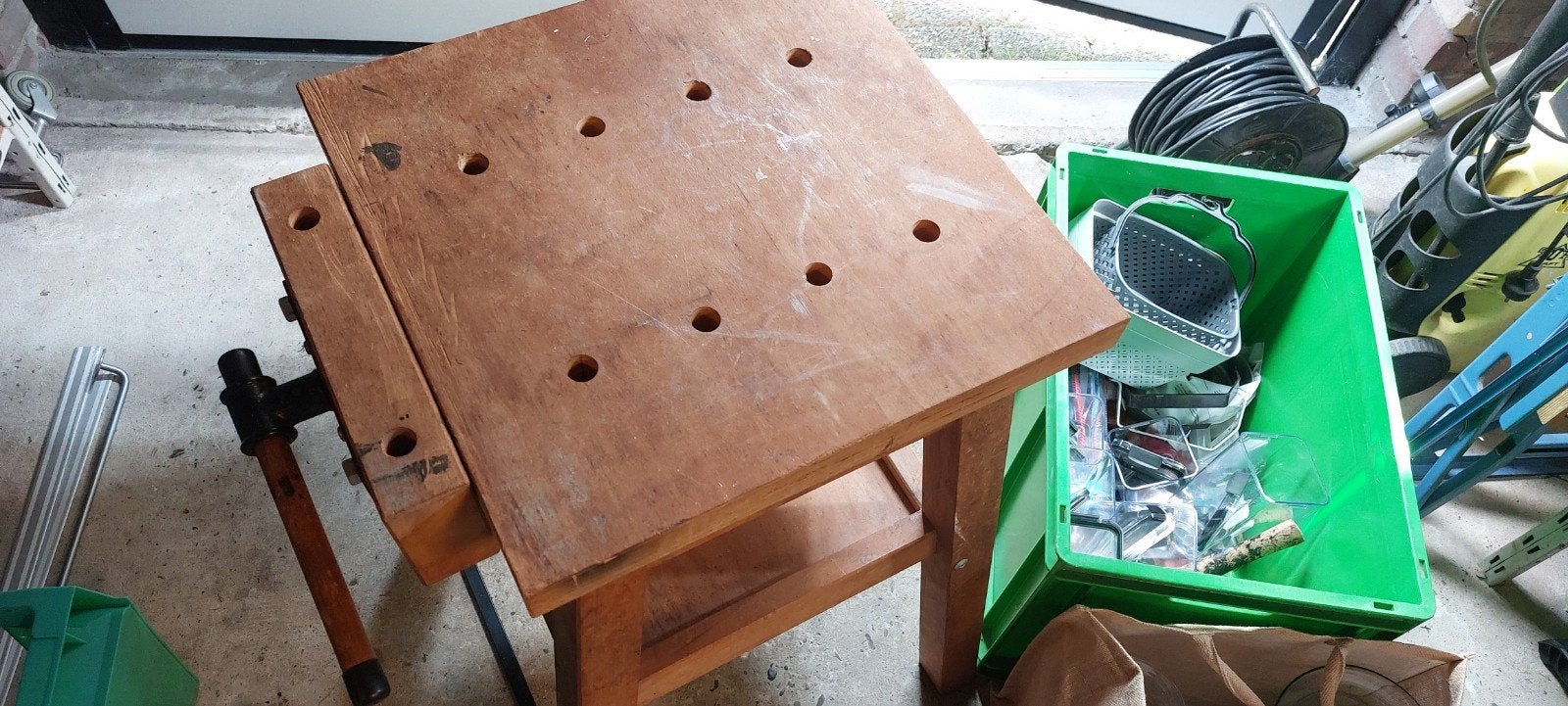 houtbeeldhouwbok, Ophalen, Gebruikt, Minder dan 70 cm, Bankschroef