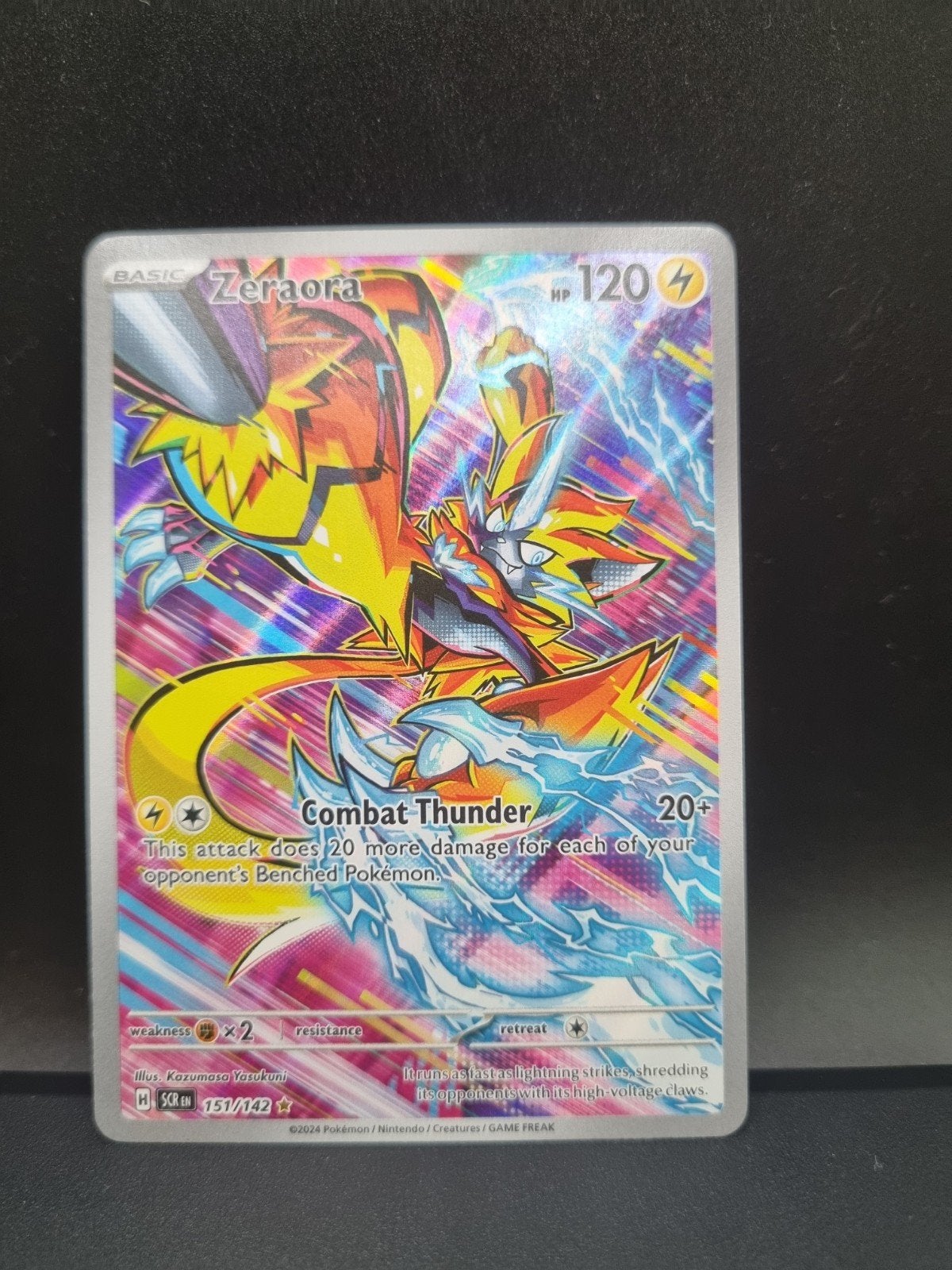 Zeraora 151/142 - Stellar Crown, Ophalen of Verzenden, Zo goed als nieuw, Losse kaart