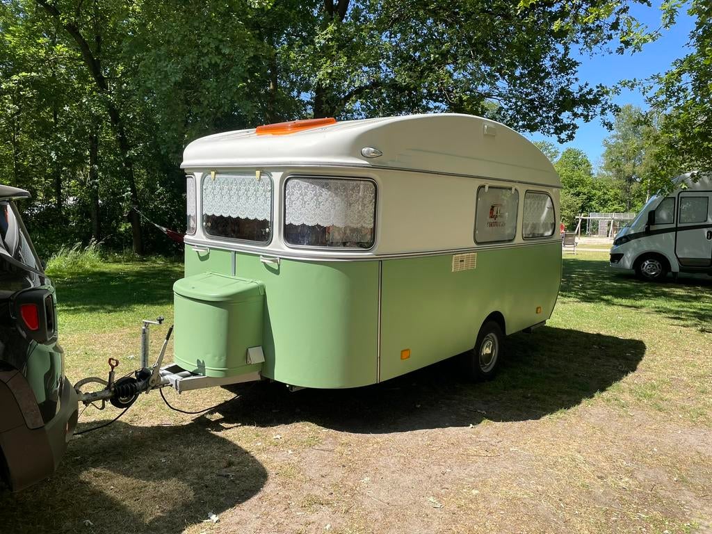 Prachtige Constructam caravan 1969, Overige merken, Vast bed, Treinzit, Particulier
