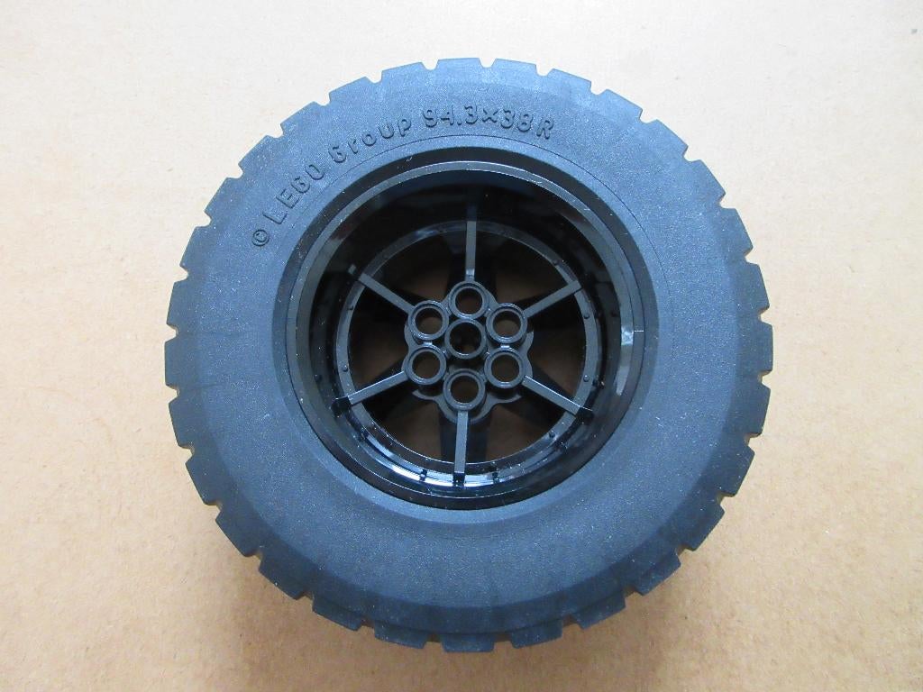 Lego Technic wiel, band met velg, 92912 en 44772, Lego, Ophalen of Verzenden, Zo goed als nieuw, Technic