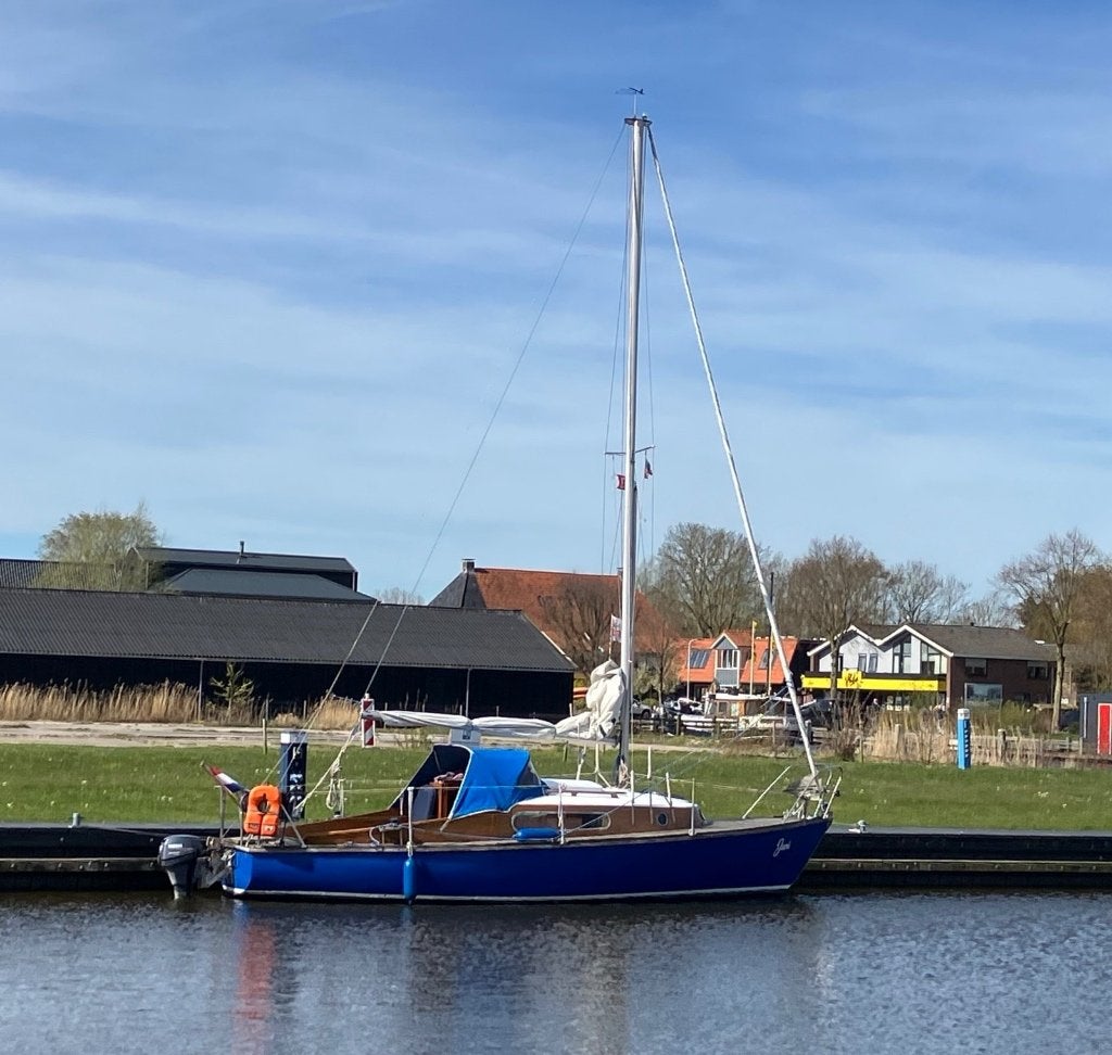 Zeilschip Biga 24 met trailer, Ophalen, 8 pk, Overige merken, Gebruikt