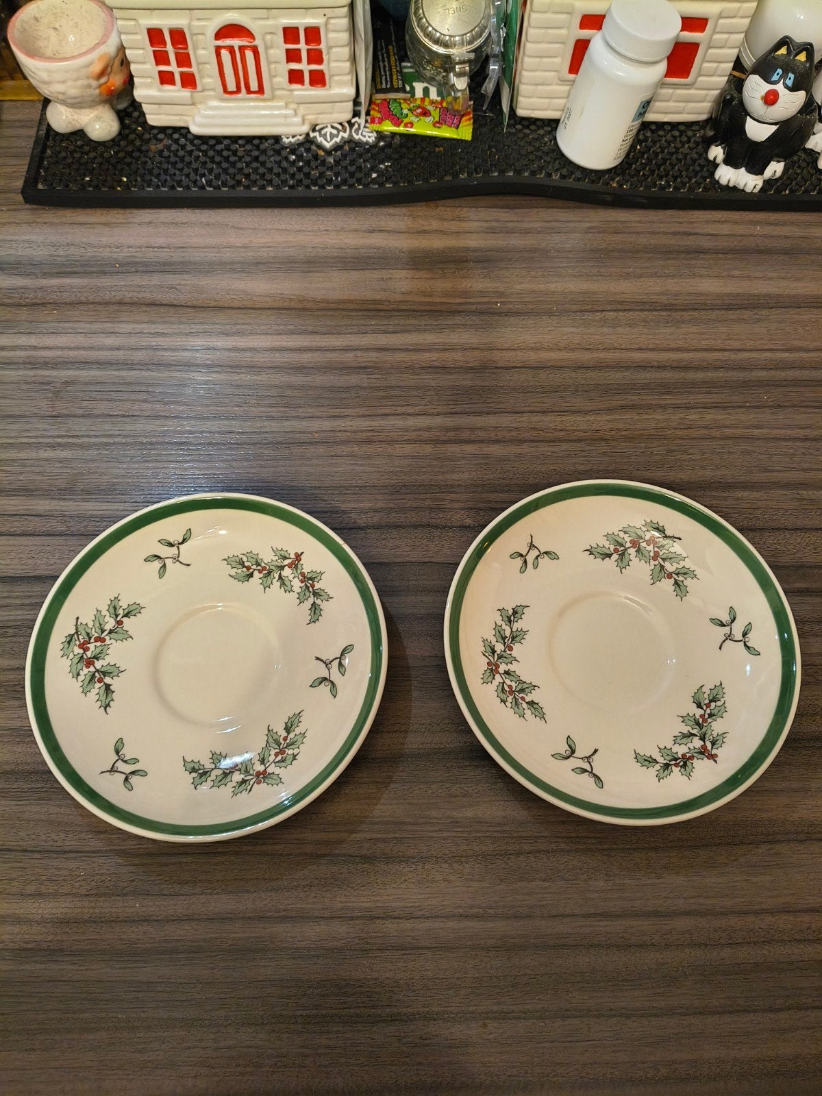 Spode Christmas Tree schotels (2 stuks), Ophalen of Verzenden