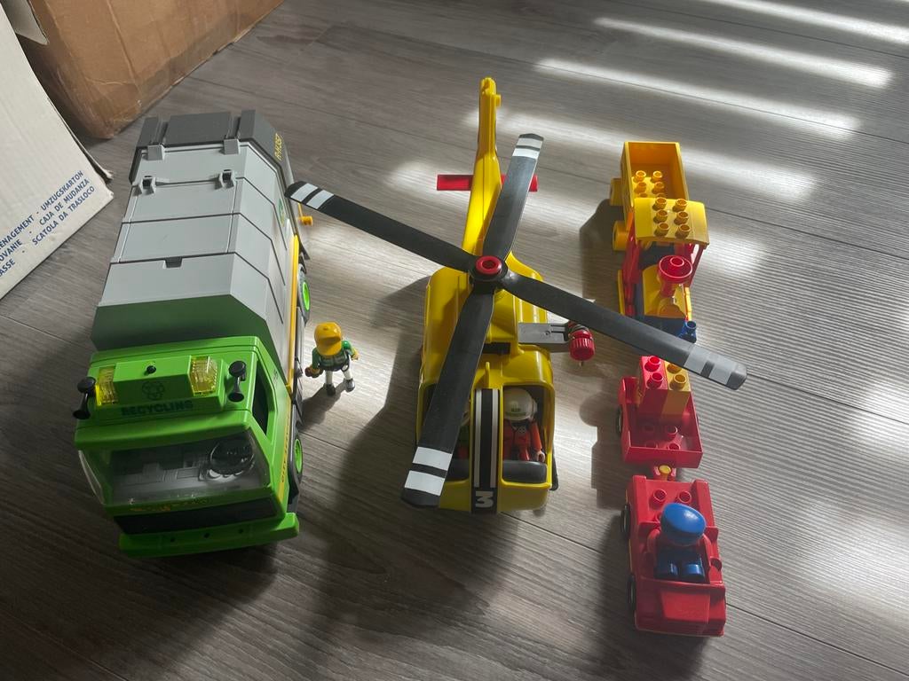 Playmobil en Lego Duplo Voertuigen Set, Ophalen of Verzenden, Gebruikt, Jongen of Meisje