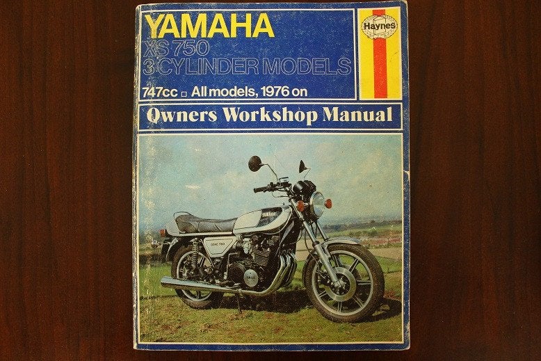 Yamaha XS750 1976 onwards werkplaatsboek manual XS750 triple, Ophalen of Verzenden, Yamaha